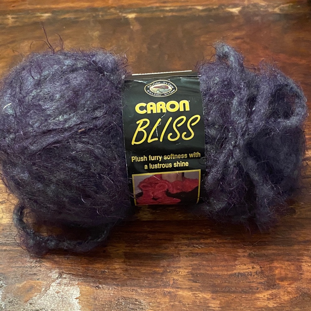 NWT Caron Bliss Color 0012 plum yarn
